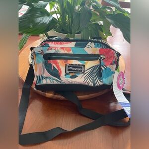 Po Campo Kinga Handlebar Bag 2. KH6621. Palm print. Crossbody too. 2.5L volume